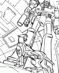 Transformers Image To Print And Color