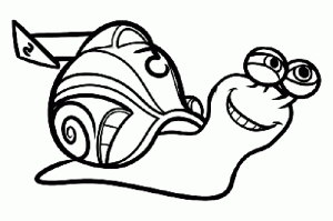 Turbo coloring pages for kids