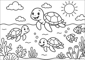 Happy turtles marine adventure