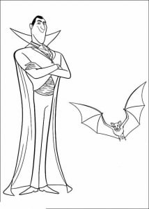 Vampires coloring pages to download