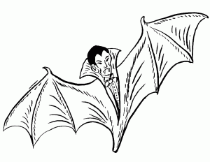 Vampires coloring pages for kids