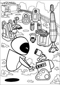 Wall E, Eve And Other Robots