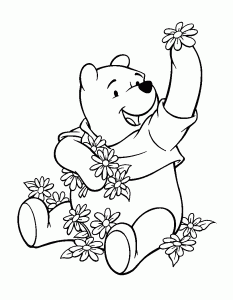 Free Winnie the Pooh coloring pages to print