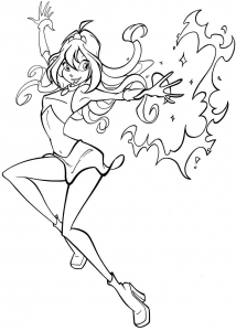 Winx coloring pages to print