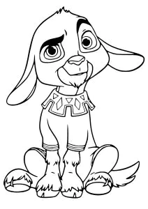 Valentino coloring page