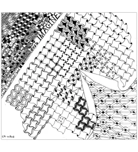 Fabrics With Interlocking Patterns