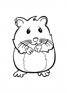 Image of Zhu Zhu Pets to download and color