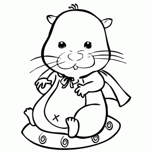 Free Zhu Zhu Pets drawing to download and color