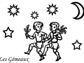 Zodiac signs image to print and color