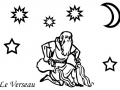 Free coloring of signs of the zodiac to download