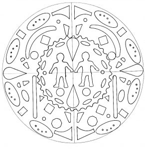 Mandala personnage par domandala 1