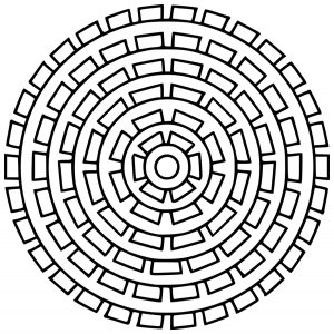 Mandala angulaire