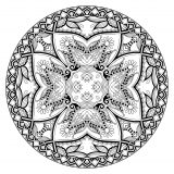 Coloriage mandala complexe par karakotsya 1 1