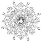 Coloriage mandala zen antistress 3