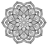 Mandala fleuri