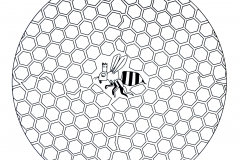 Mandala a colorier motifs geometriques 10