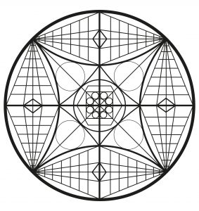 Des détails relativement faciles à colorier, pour un coloriage de Mandala très original et de grande qualité. Traits de diverses épaisseurs.