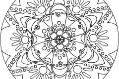 Mandala a colorier gratuit a imprimer 20