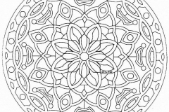 Mandala a colorier gratuit a imprimer 22