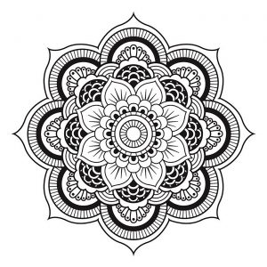 Mandala Fleur 100 Mandalas Zen Anti Stress