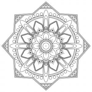 Mandala a imprimer mpc design 1