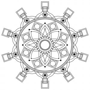 Mandala a imprimer mpc design 3