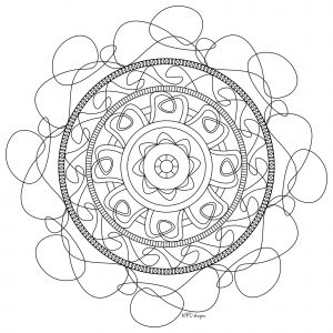 Mandala a imprimer mpc design 6