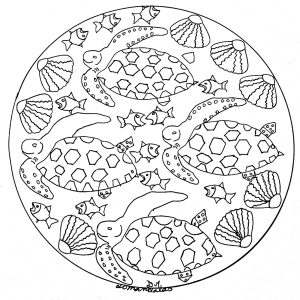 Mandala to download fishes 3