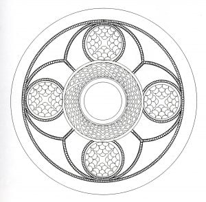 Coloring mandala celtic 1 1