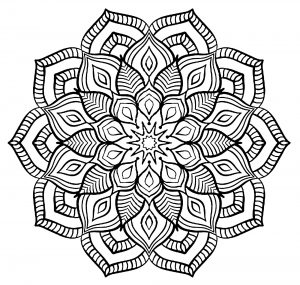 Flower Mandala - 100% Mandalas Zen & Anti-stress