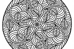 Mandala to color adult difficult 21