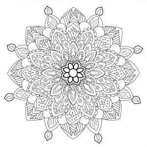 Coloring mandala zen antistress 3