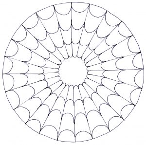 Mandala simple cobweb