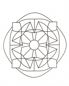 Mandalas geometric to print 18