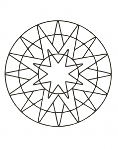 Mandalas geometric to print 2