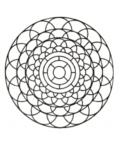 Mandalas geometric to print 24