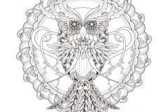 Owl mandala by kchung