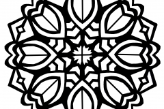 Art deco flowers