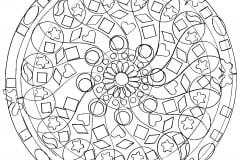 Easy mandala for child by domandala 8