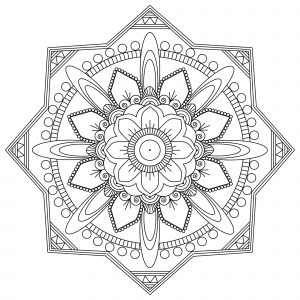 Mandala to print and color mpc design 1