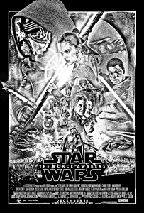 coloriage-adulte-affiche-star-wars-reveil-de-la-force