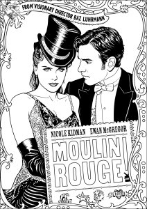 Affiche officielle du film Moulin Rouge!