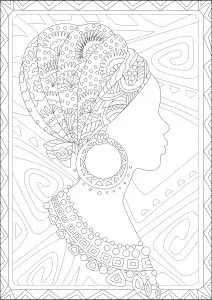Coloriage afrique copie