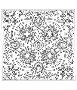 Symétrie de tournesols