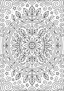 Mandala Géométrique et Organique