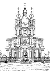 Cathédrale Smolny de Saint Pétersbourg – Chef d’œuvre baroque russe