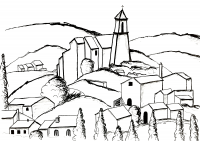 coloriage-gadanne-d-apres-cezanne-par-olivier-etape-3