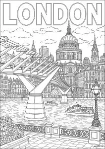 Vue panoramique de Londres (Royaume Uni)
