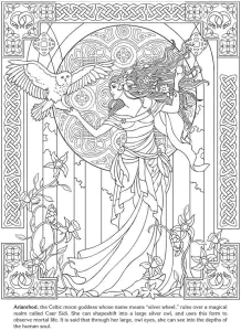 Arianrhod, déesse celtique de la lune et de la roue d’argent