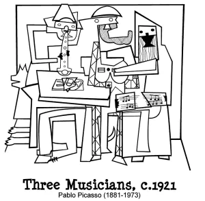 Picasto trois musiciens
